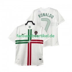 Cristiano Ronaldo 7 Retro 2012 Trikot Portugal Herren Auswärtsausrüstung Kurzarm