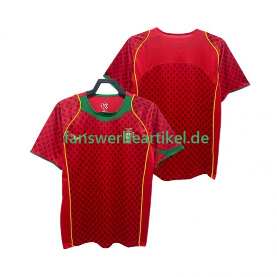 Retro Trikot Portugal Herren Heimausrüstung 2004 Kurzarm