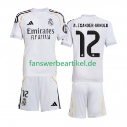 Alexander-Arnold 12 Trikot Real Madrid Kinder Heimausrüstung 2025-2026 Kurzarm
