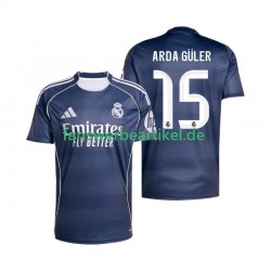 Arda Guler 15 Trikot Real Madrid Herren Auswärtsausrüstung 2025-2026 Kurzarm
