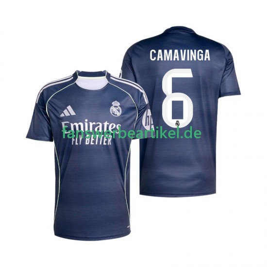 Camavinga 6 Trikot Real Madrid Herren Auswärtsausrüstung 2025-2026 Kurzarm