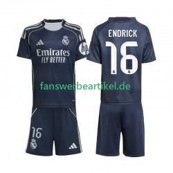 Endrick 16 Trikot Real Madrid Kinder Auswärtsausrüstung 2025-2026 Kurzarm