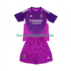 Torwart Trikot Real Madrid Kinder Auswärtsausrüstung 2025-2026 Kurzarm