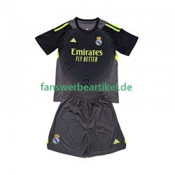 Torwart Trikot Real Madrid Kinder Ausweich ausrüstung 2025-2026 Kurzarm