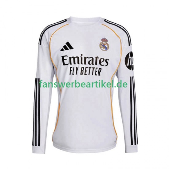 Trikot Real Madrid Herren Heimausrüstung 2025-2026 Langarm