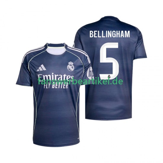 Jude Bellingham 5 Trikot Real Madrid Herren Auswärtsausrüstung 2025-2026 Kurzarm