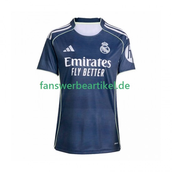 Trikot Real Madrid Dame Auswärtsausrüstung 2025-2026 Kurzarm