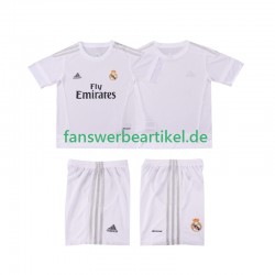 Retro 2015 2016 Trikot Real Madrid Kinder Heimausrüstung Kurzarm