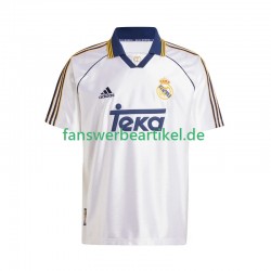 Retro -2000 Trikot Real Madrid Herren Heimausrüstung 1999 Kurzarm