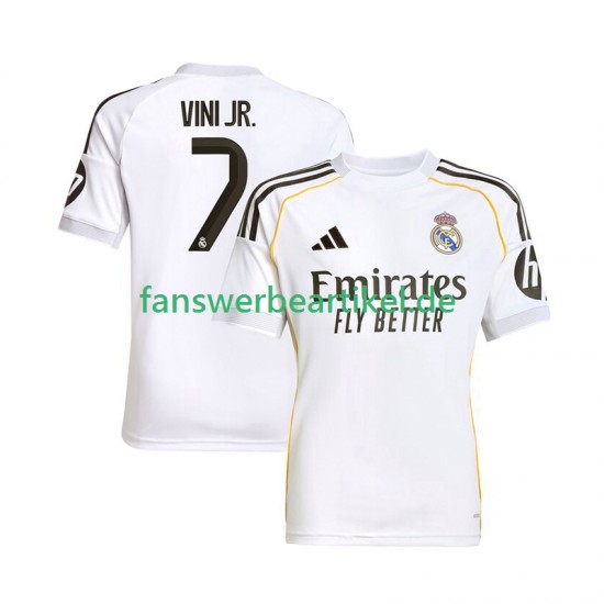 Vinicius Junior 7 Trikot Real Madrid Herren Heimausrüstung 2025-2026 Kurzarm