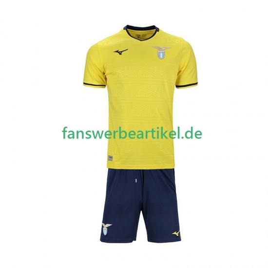 Trikot Lazio Rom Kinder Auswärtsausrüstung 2024-2025 Kurzarm