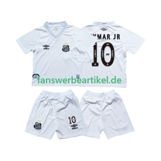 Neymar JR 10 Trikot Santos Kinder Heimausrüstung 2025-2026 Kurzarm