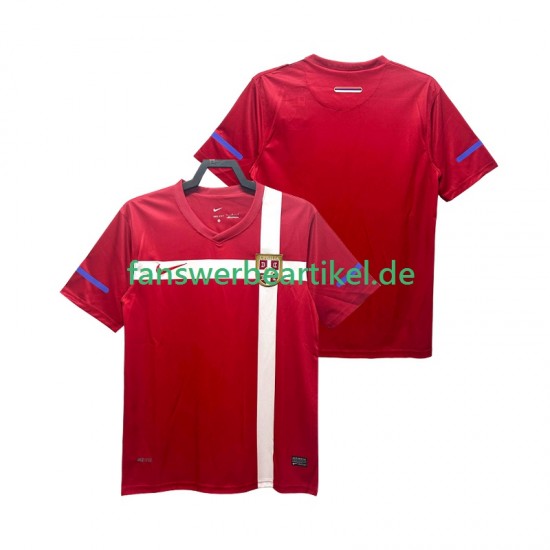 Retro Trikot Serbien Herren Heimausrüstung 2010 Kurzarm