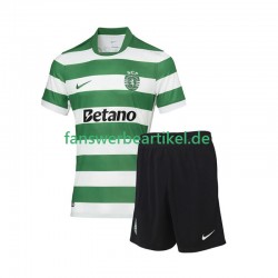 Trikot Sporting CP Kinder Heimausrüstung 2025-2026 Kurzarm