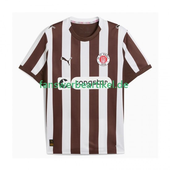 St. Pauli Trikot Herren Heimausrüstung 2025-2026 Kurzarm