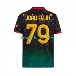 JOAO FELIX 79 Trikot AC Mailand Herren Viertes ausrüstung 2024-2025 Kurzarm