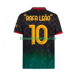 RAFA LEAO 10 Trikot AC Mailand Herren Viertes ausrüstung 2024-2025 Kurzarm