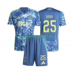 Wout Weghorst 25 Trikot Ajax Amsterdam Kinder Auswärtsausrüstung 2024-2025 Kurzarm