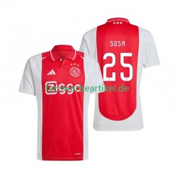 Wout Weghorst 25 Trikot Ajax Amsterdam Herren Heimausrüstung 2024-2025 Kurzarm