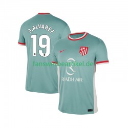 Julian Alvarez 19 Trikot Atlético Madrid Herren Auswärtsausrüstung 2024-2025 Kurzarm