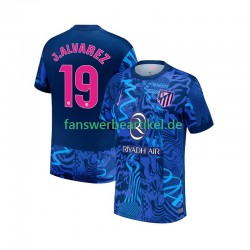 Julian Alvarez 19 Trikot Atlético Madrid Herren Ausweich ausrüstung 2024-2025 Kurzarm