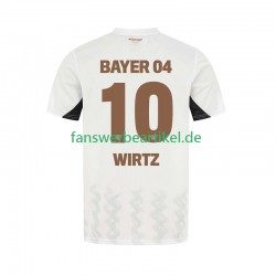 Florian Wirtz 10 Trikot Bayer 04 Leverkusen Herren Auswärtsausrüstung 2024-2025 Kurzarm