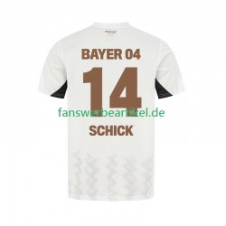 Patrik Schick 14 Trikot Bayer 04 Leverkusen Herren Auswärtsausrüstung 2024-2025 Kurzarm