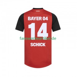 Patrik Schick 14 Trikot Bayer 04 Leverkusen Herren Heimausrüstung 2024-2025 Kurzarm