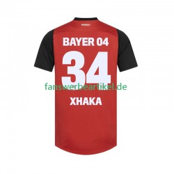 XHAKA 34 Trikot Bayer 04 Leverkusen Herren Heimausrüstung 2024-2025 Kurzarm