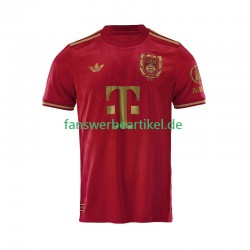 Jamal Musiala 42 125th Anniversary Trikot FC Bayern München Kinder Heimausrüstung Rot 2024-2025 Kurzarm