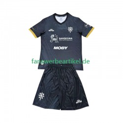 Trikot Cagliari Kinder Ausweich ausrüstung 2024-2025 Kurzarm
