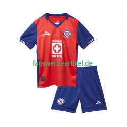 Trikot Cruz Azul Kinder Ausweich ausrüstung 2024-2025 Kurzarm