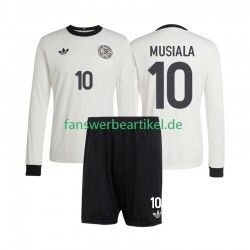 Jamal Musiala 10 ANVERSARY Trikot Deutschland Kinder Heimausrüstung 2025 Langarm