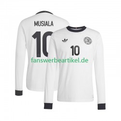 Jamal Musiala 10 ANVERSARY Trikot Deutschland Herren Heimausrüstung 2025 Langarm