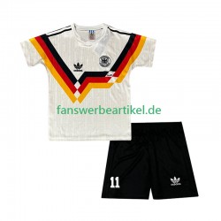 Klose 11 Retro Trikot Deutschland Kinder Heimausrüstung 1990 Kurzarm
