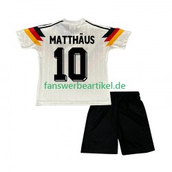Matthaus 10 Retro Trikot Deutschland Kinder Heimausrüstung 1990 Kurzarm