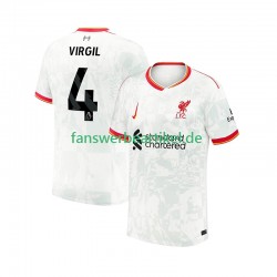 VIRGIL 4 Trikot Liverpool Herren Ausweich ausrüstung 2024-2025 Kurzarm