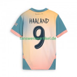 Haaland 9 Trikot Manchester City Herren Viertes ausrüstung 2024-2025 Kurzarm