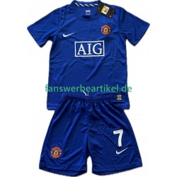 Cristiano Ronaldo 7 Retro -2009 Trikot Manchester United Kinder Ausweich ausrüstung 2008 Kurzarm