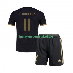 Santiago Gimenez 11 Gold Cup Trikot Mexiko Kinder Heimausrüstung 2025 Kurzarm