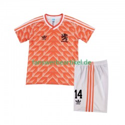 Cruyff 14 Retro 1988 Trikot Niederlande Kinder Heimausrüstung Kurzarm