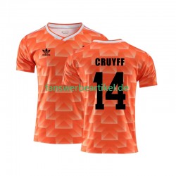 Cruyff 14 Retro 1988 Trikot Niederlande Herren Heimausrüstung Kurzarm