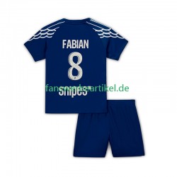 Fabian 8 Trikot Paris Saint-Germain Kinder Viertes ausrüstung 2024-2025 Kurzarm