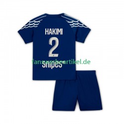 Hakimi 2 Trikot Paris Saint-Germain Kinder Viertes ausrüstung 2024-2025 Kurzarm