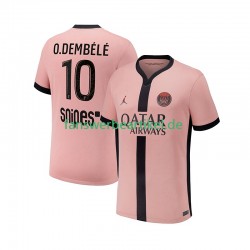 Ousmane Dembele 10 Trikot Paris Saint-Germain Herren Ausweich ausrüstung 2024-2025 Kurzarm