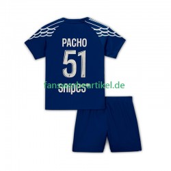 Pacho 51 Trikot Paris Saint-Germain Kinder Viertes ausrüstung 2024-2025 Kurzarm