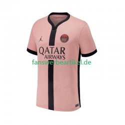 Trikot Paris Saint-Germain Herren Ausweich ausrüstung 2024-2025 Kurzarm