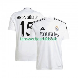 ARDA GuLER 15 Trikot Real Madrid Herren Heimausrüstung 2024-2025 Kurzarm