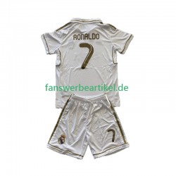 Cristiano Ronaldo 7 Retro -2012 Trikot Real Madrid Kinder Heimausrüstung 2011 Kurzarm