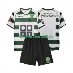 Retro 2001 2003 Trikot Sporting CP Kinder Heimausrüstung Kurzarm